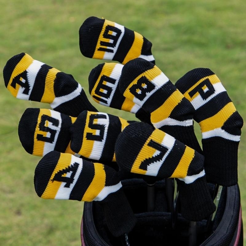 9 pçs golfe ferro headcover go - Golf Equipment Set avaliação e preço
